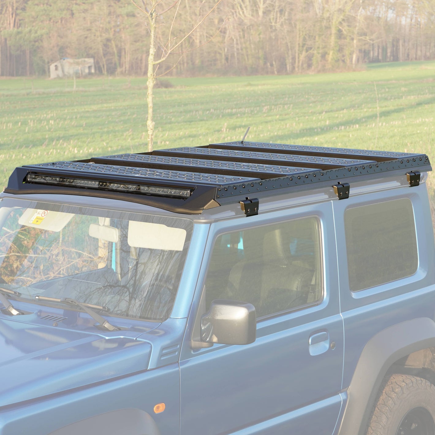 Wild Aero Max roof rack with built-in light bar Suzuki Jimny 2018+